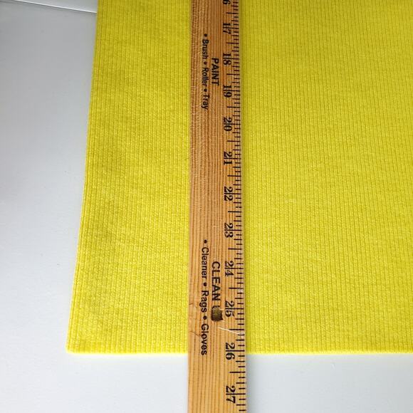 Women J Crew Ribbed Yellow Merino Wool Crewneck Sweater XL Preppy Outdoors - Picture 8 of 8